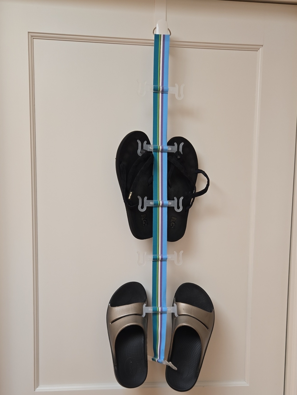 CONTAINER STORE Flip Flop Storage Strap for 6 Pair